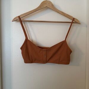 Ribbed Bralette/Bikini Top Size M/L